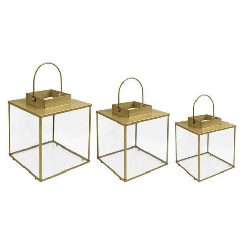 SET 3 TERRARIUM VETRO 300x300x330mm